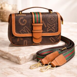 Shellkart Heritage Stripe Crossbody Bag